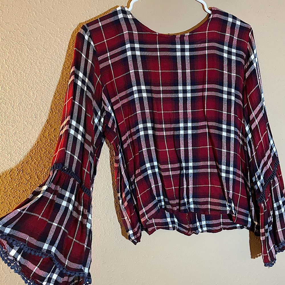 Plaid long sleeve